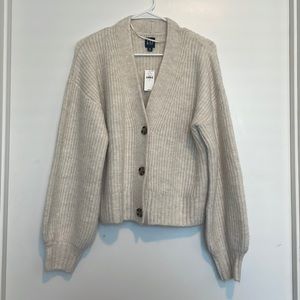 Gap Cream/Off-White Button Cardigan - Sz. M